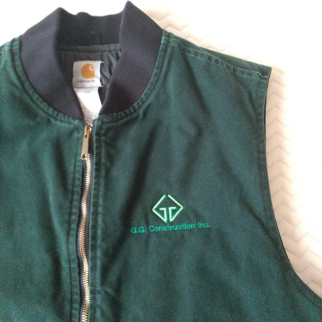 Carhartt グリーン ダッグベスト VO2SPC 2XL カーハート