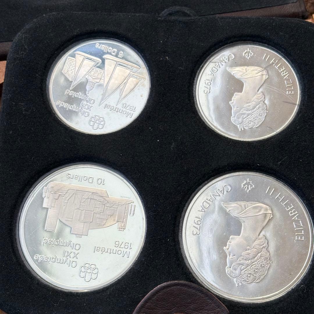 1976年 オリンピック記念セット　モントリオール　5ドル　10ドル　銀貨