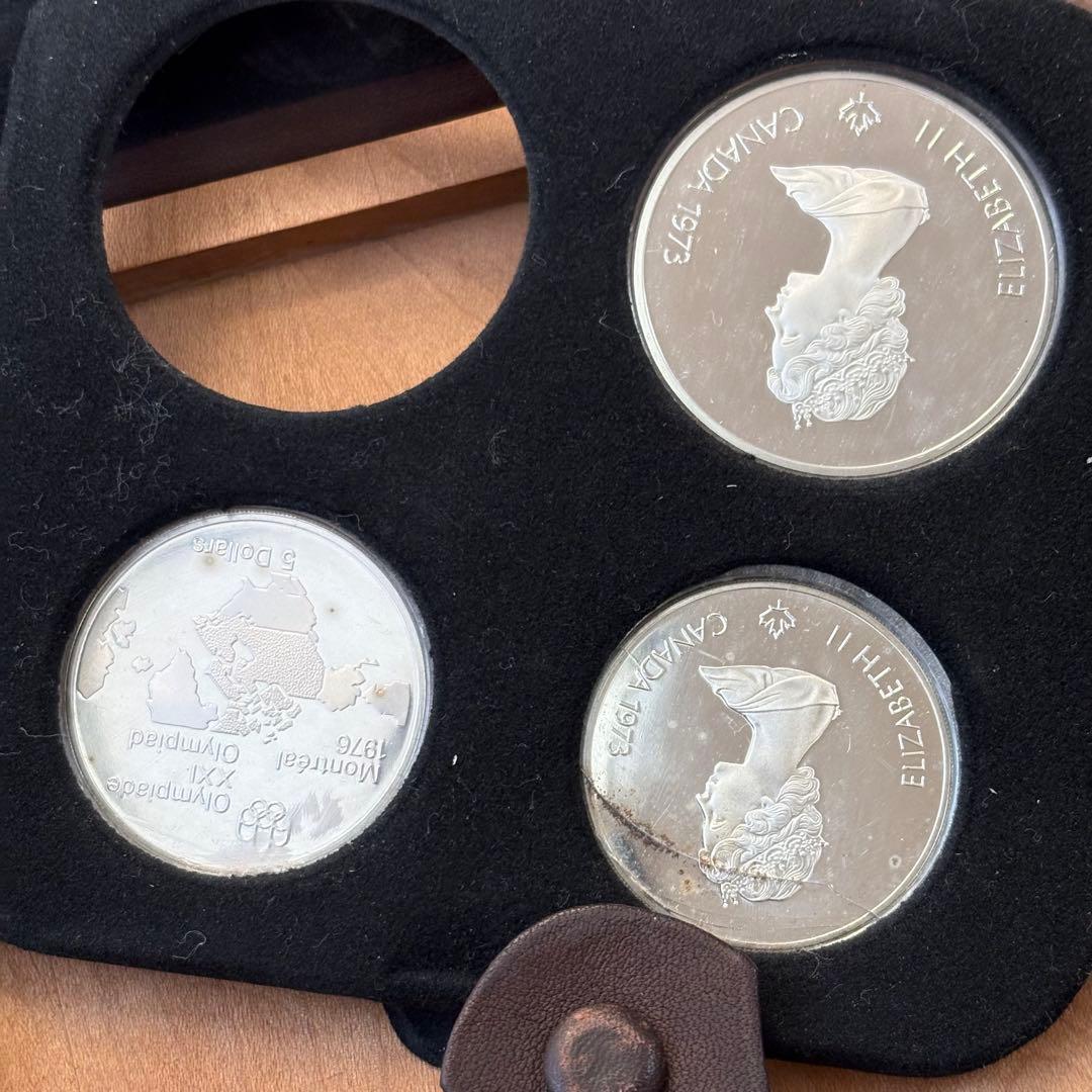 1976年 オリンピック記念セット　モントリオール　5ドル　10ドル　銀貨