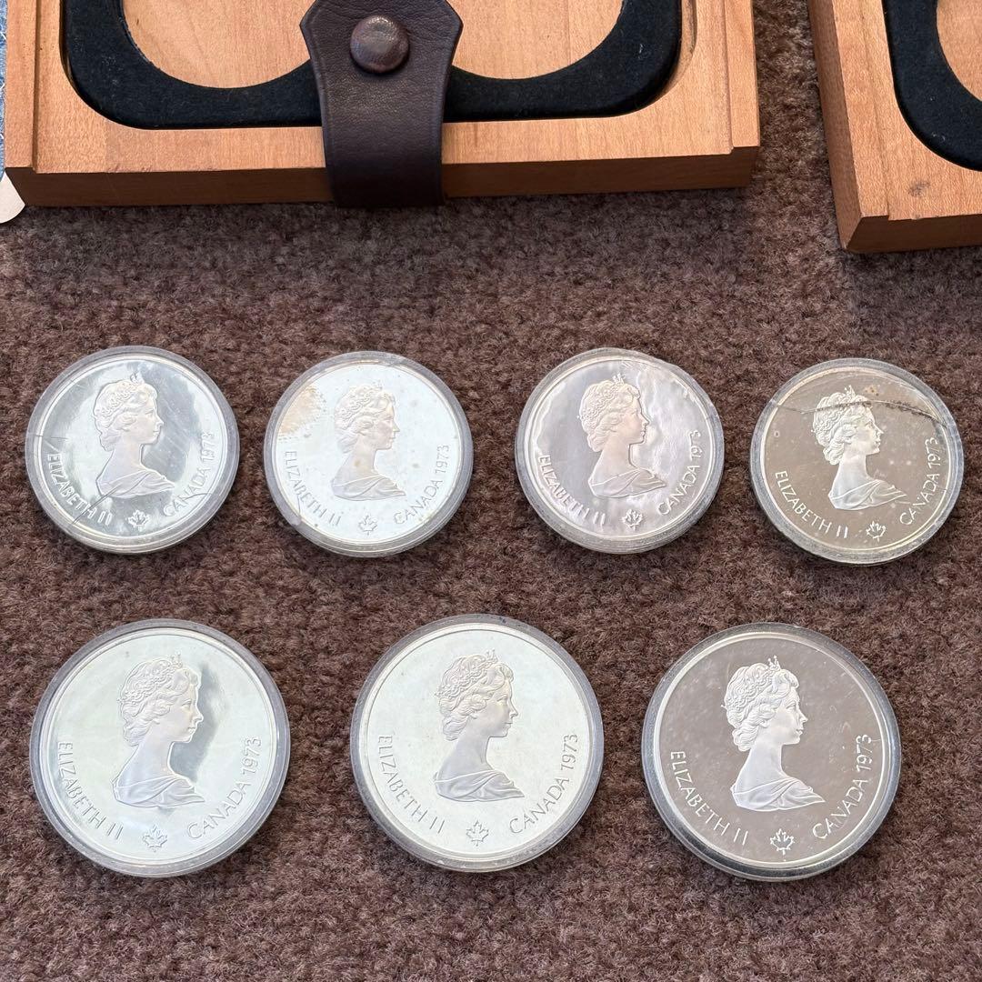 1976年 オリンピック記念セット　モントリオール　5ドル　10ドル　銀貨