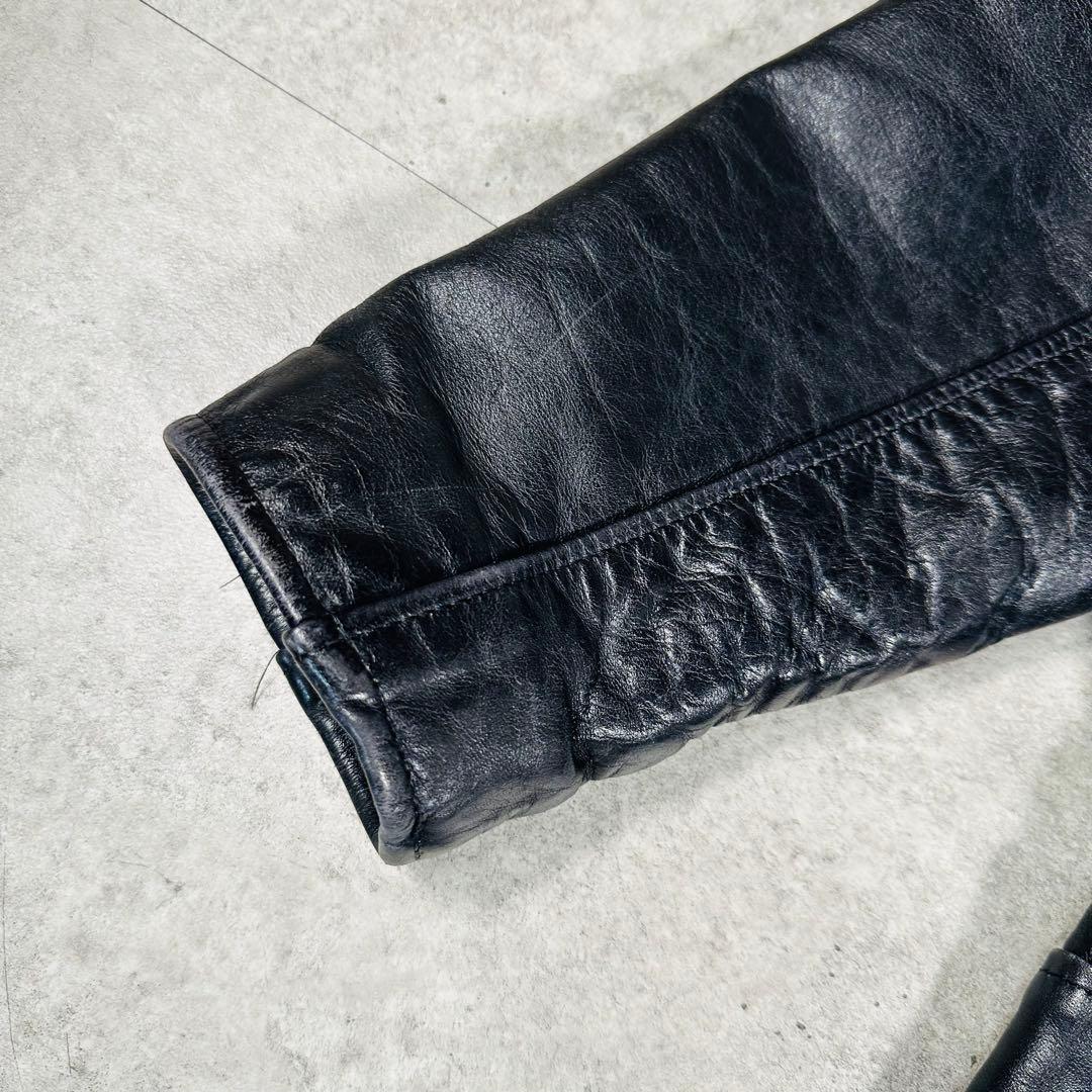 schott ショット ポリスマン レザージャケット 黒　サイズ36