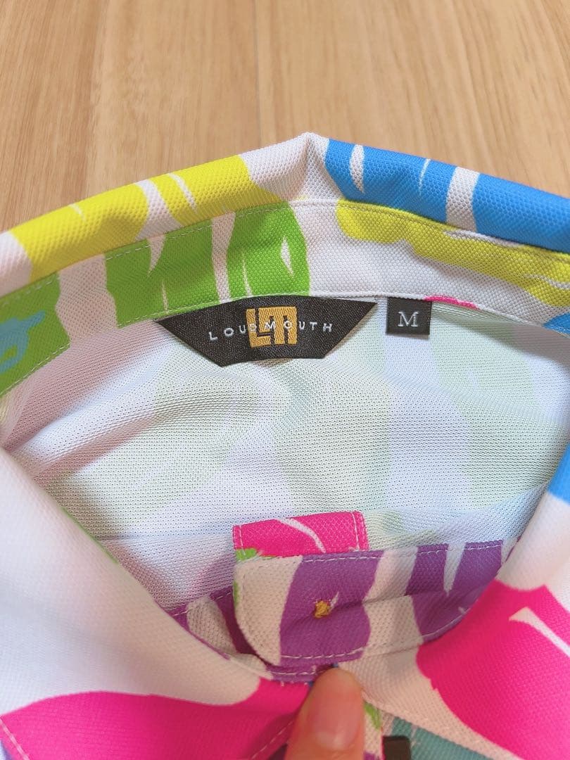 【超美品】ラウドマウス　LOUDMOUTH カラフルシャツ　スカート　Mサイズ