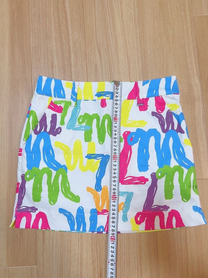 【超美品】ラウドマウス　LOUDMOUTH カラフルシャツ　スカート　Mサイズ
