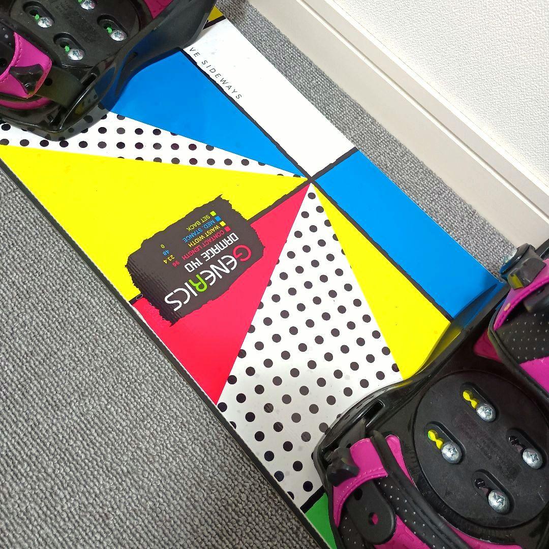 最終価格 スノーボードセット Generics 140cm IGNIO S/M