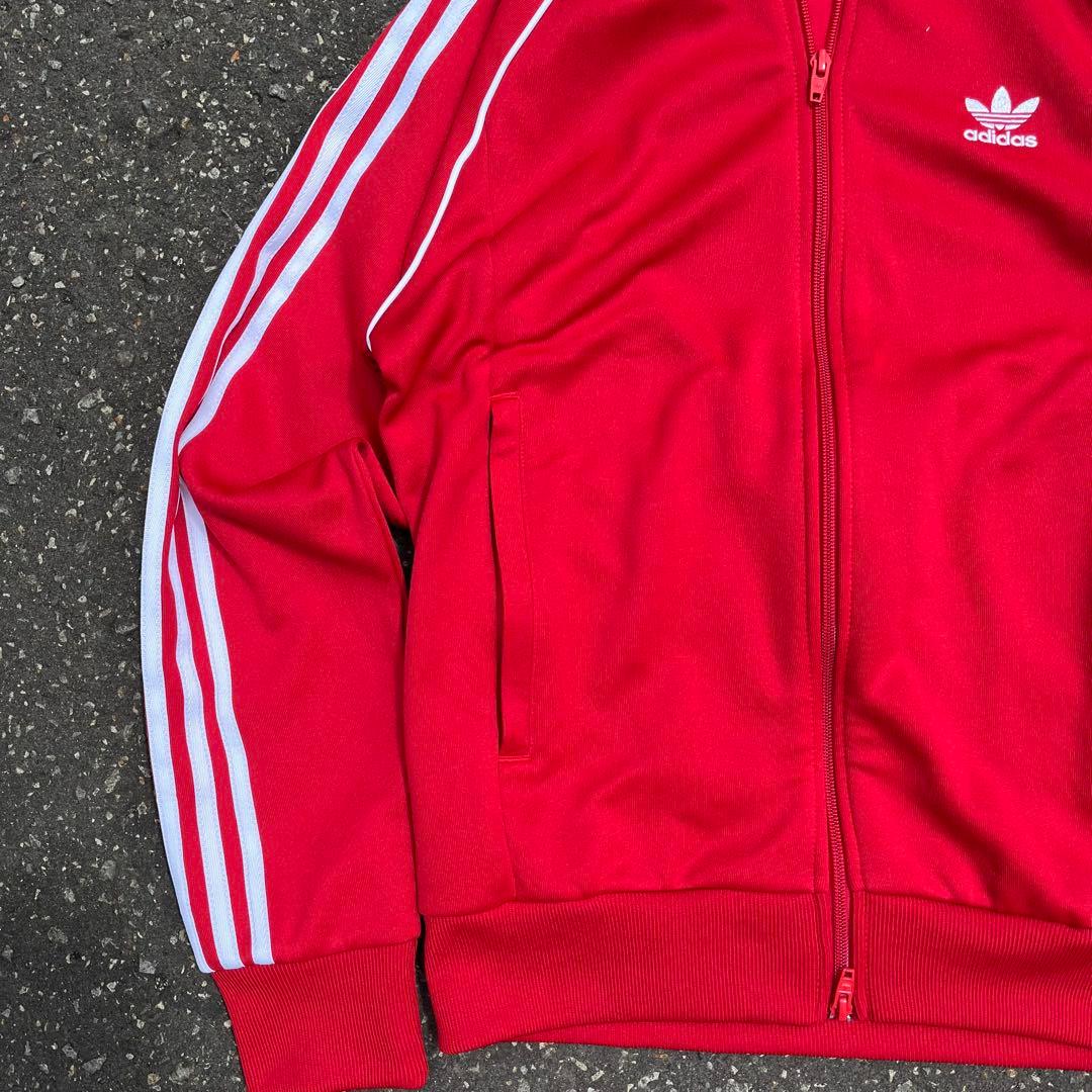 adidas アディダス トラックジャケット 赤 archive 短丈 ATP