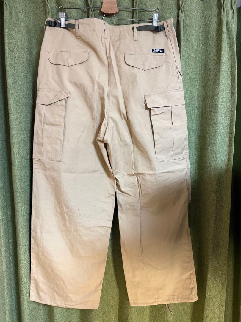 【新品・未使用】SAPEur サプールパンツ サイズ：XL/ベージュ/メンズ