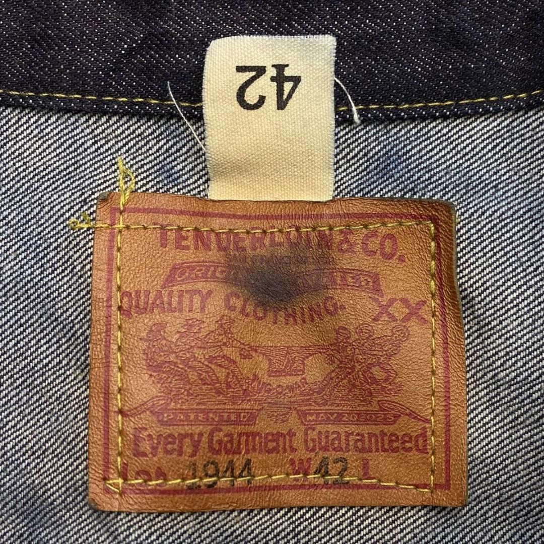 ジャケット・アウター TENDERLOIN 1944 DENIM JACKET INDIGO 42