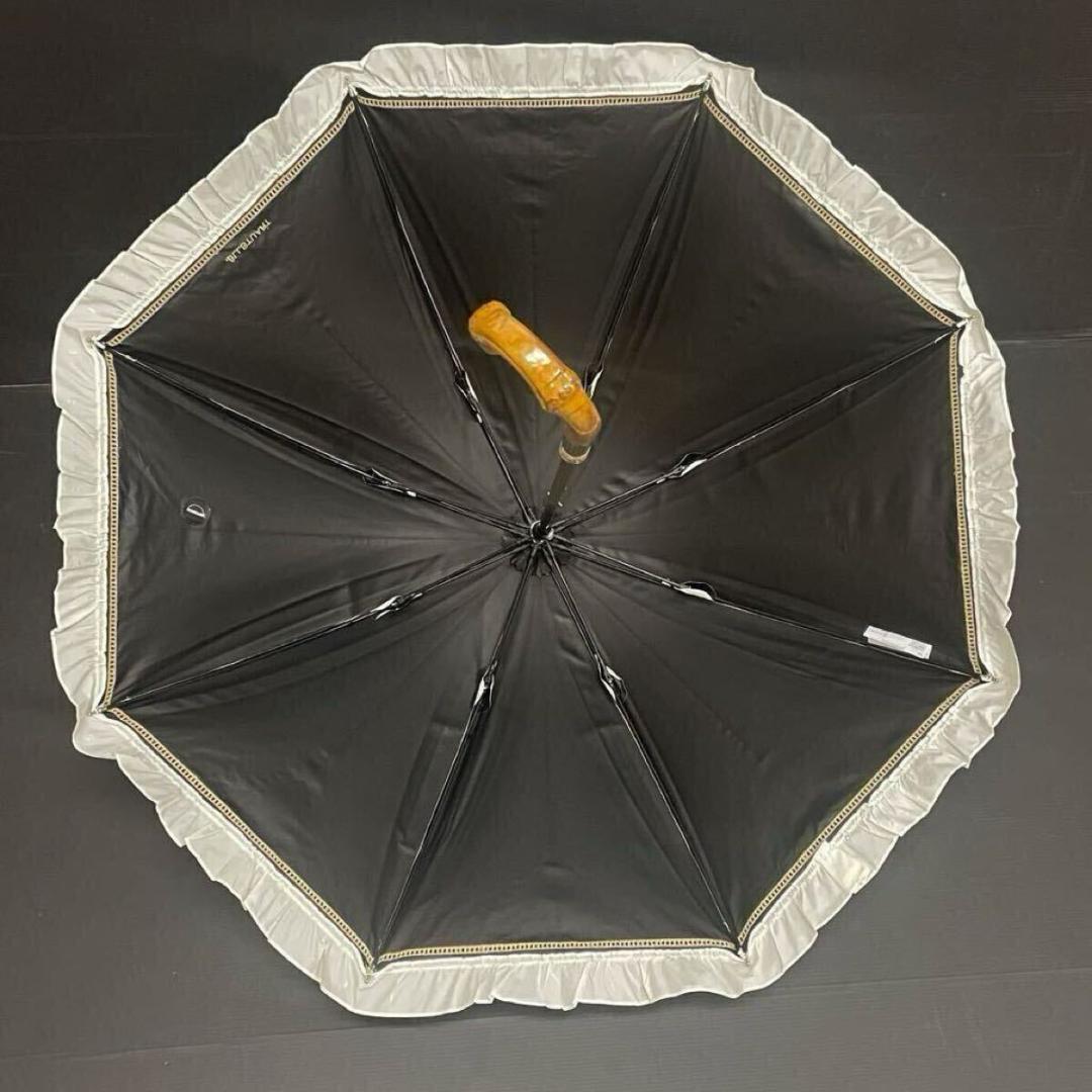 処*中様 新品52979　ジルスチュアートホワイト白 ラメドット フリル 晴雨兼