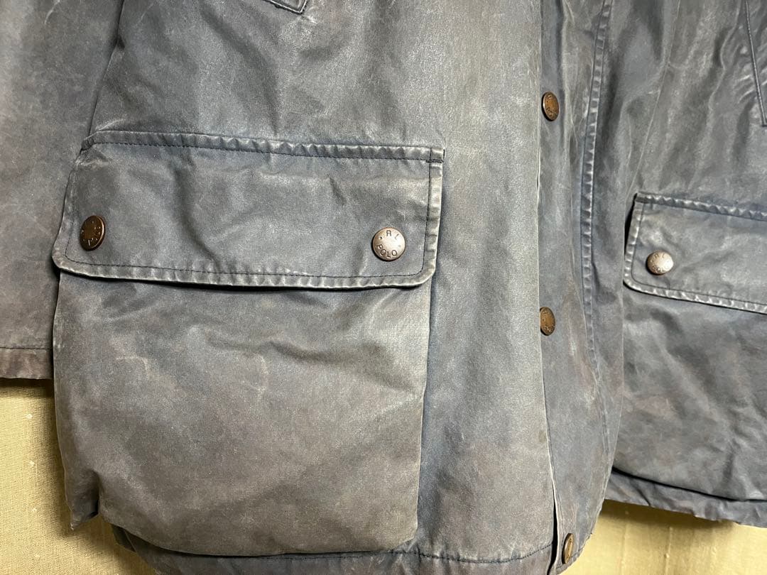 90s POLO RALPH LAUREN オイルドジャケット