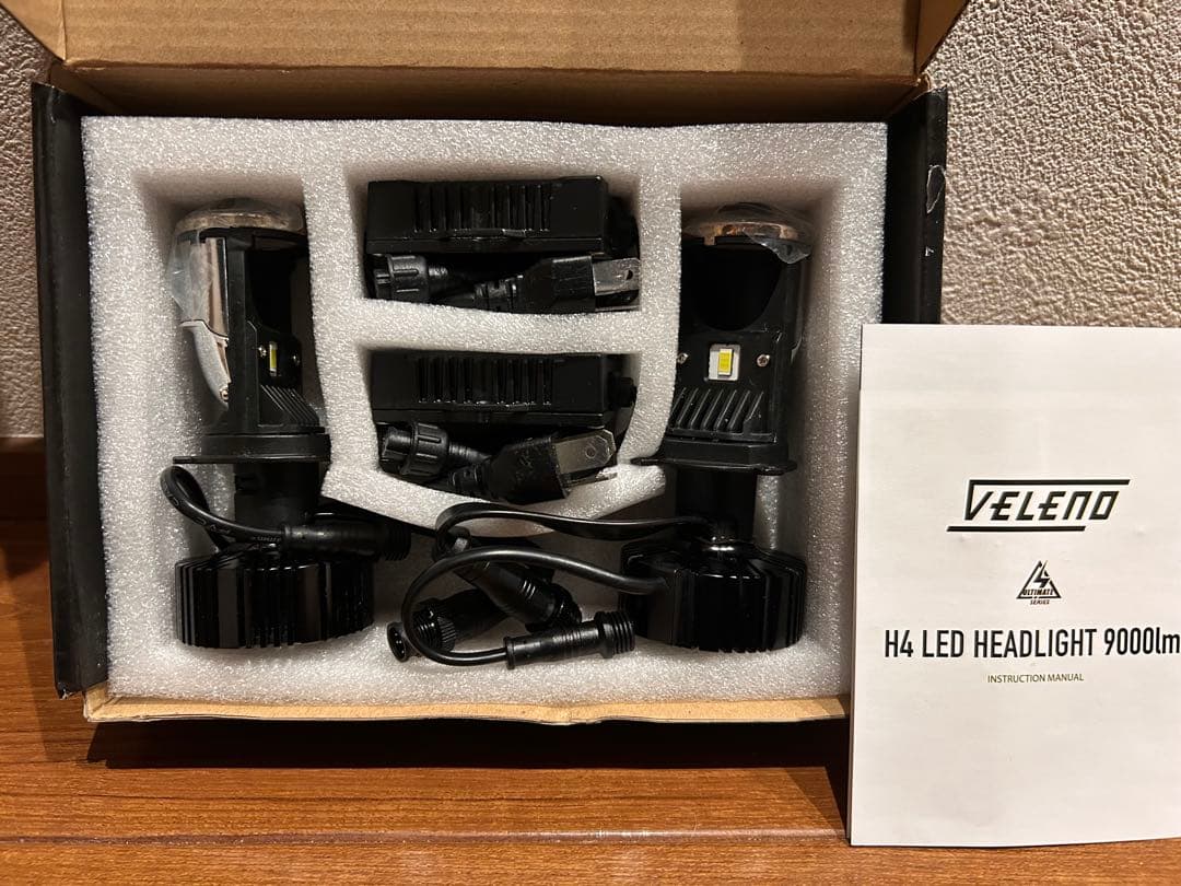 【3月末まで割引】VELENO LEDプロジェクター ヘッドライト H4