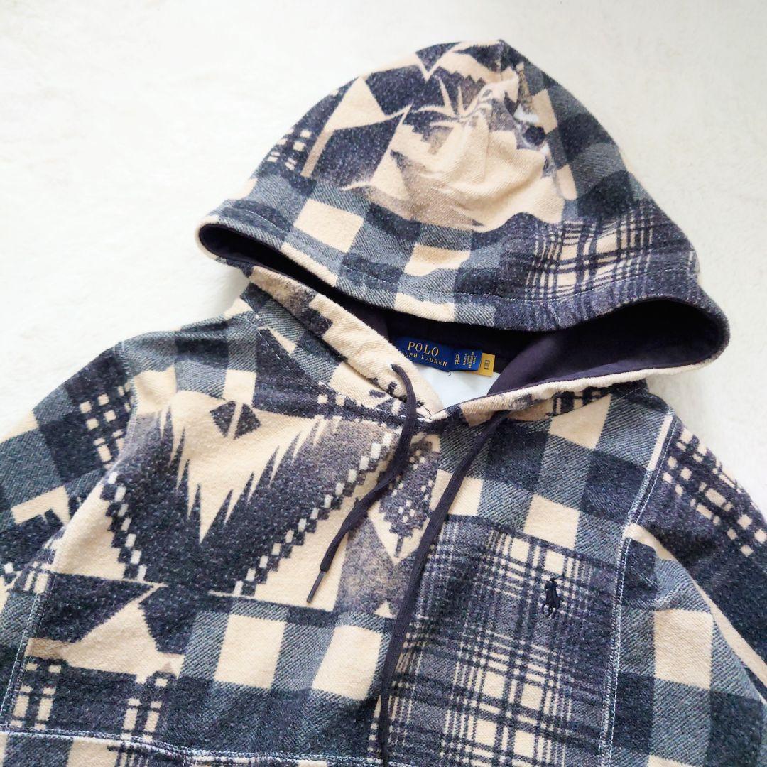 現行 POLO RALPH LAUREN ネイティブ パーカー スウェット XL