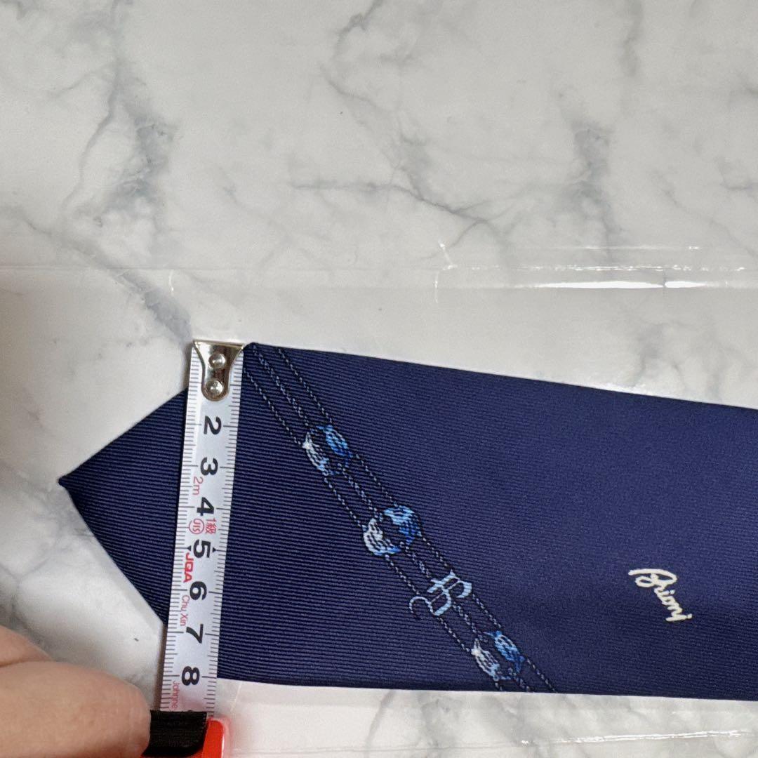 Brioni ネイビー ネクタイ