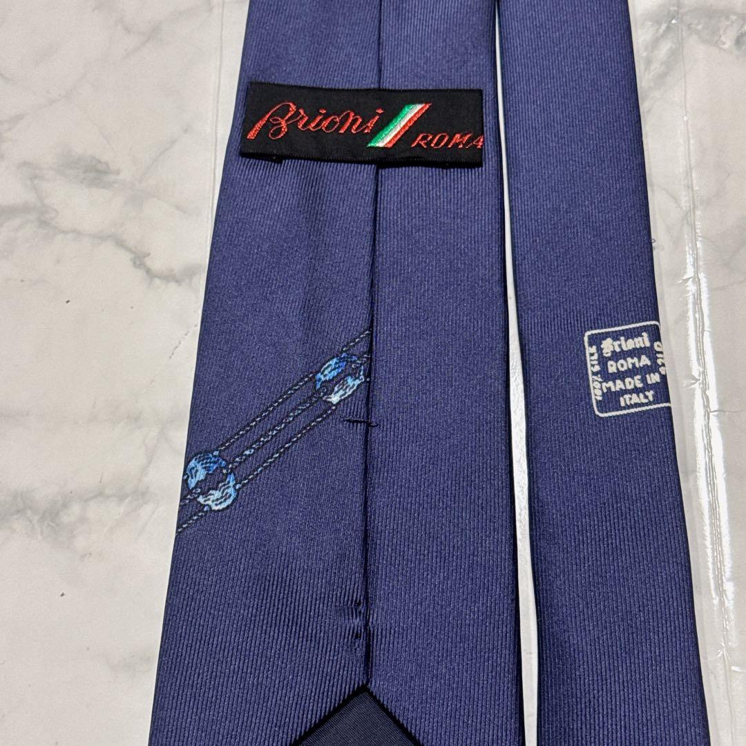 Brioni ネイビー ネクタイ