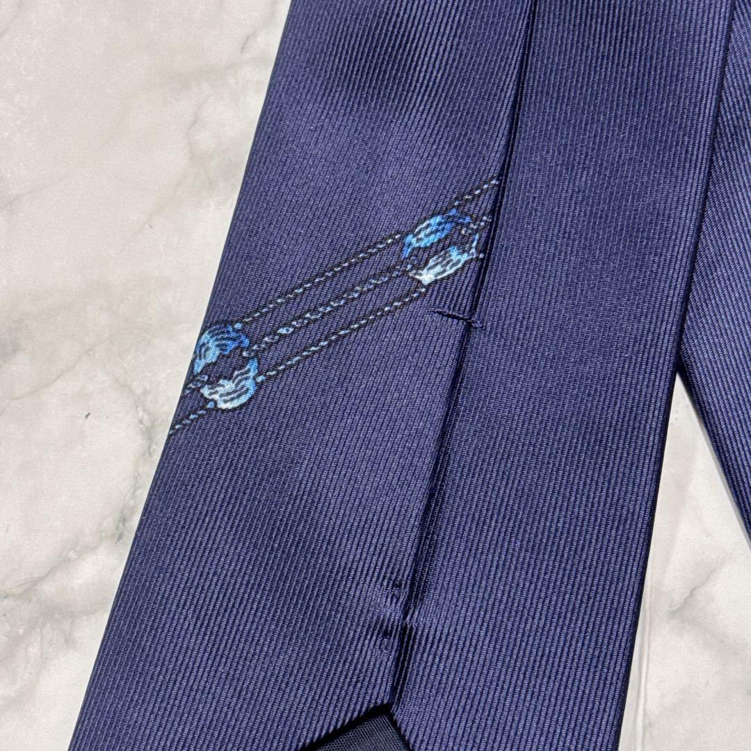 Brioni ネイビー ネクタイ