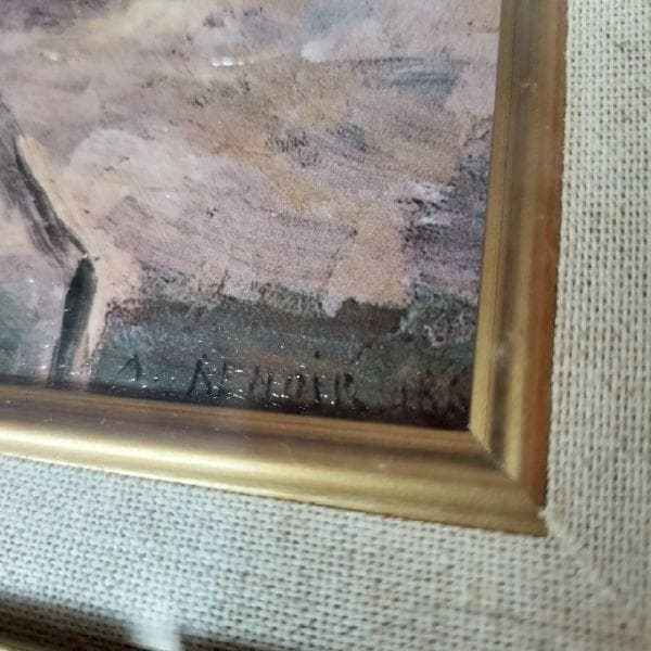 オーギュスト ルノワール 春の花束 1866 複製画 額装 アート 静物画