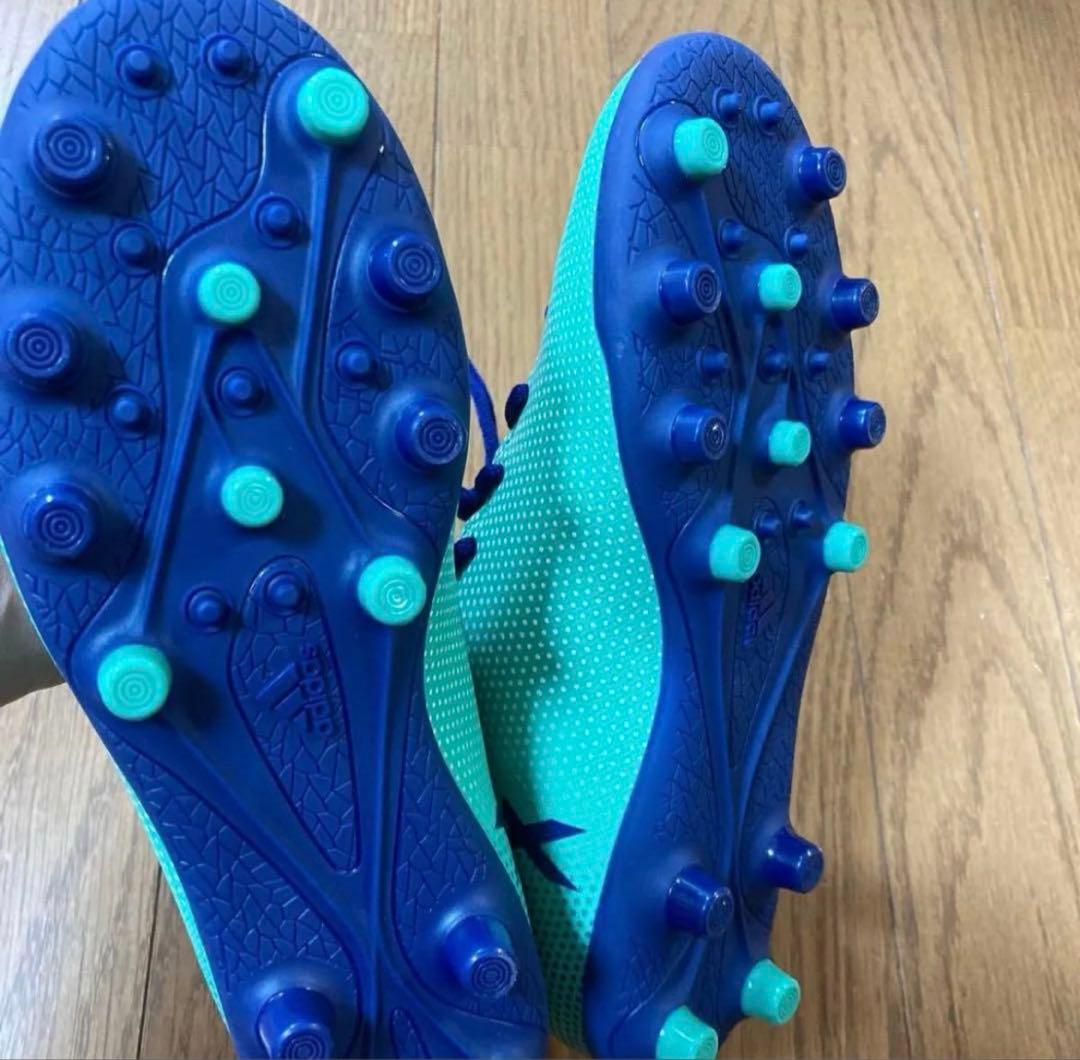 アディダス サッカースパイク　24cm 新品　エメラルドグリーン