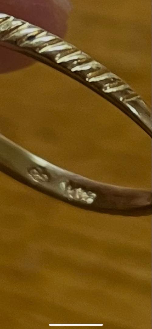 お値下げK18ダイヤモンドリングジュエリーマキ