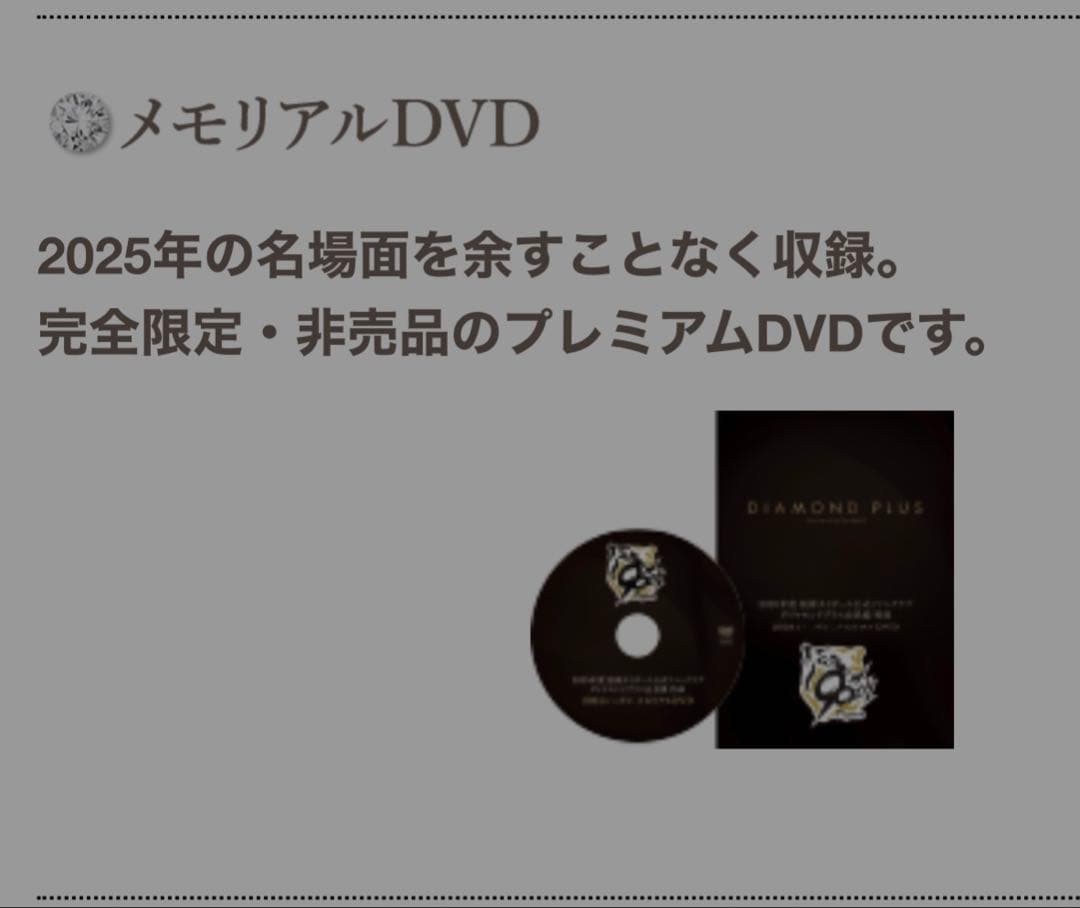阪神タイガース ダイヤモンドプラス スタジアムジャンパー Lサイズ DVD付