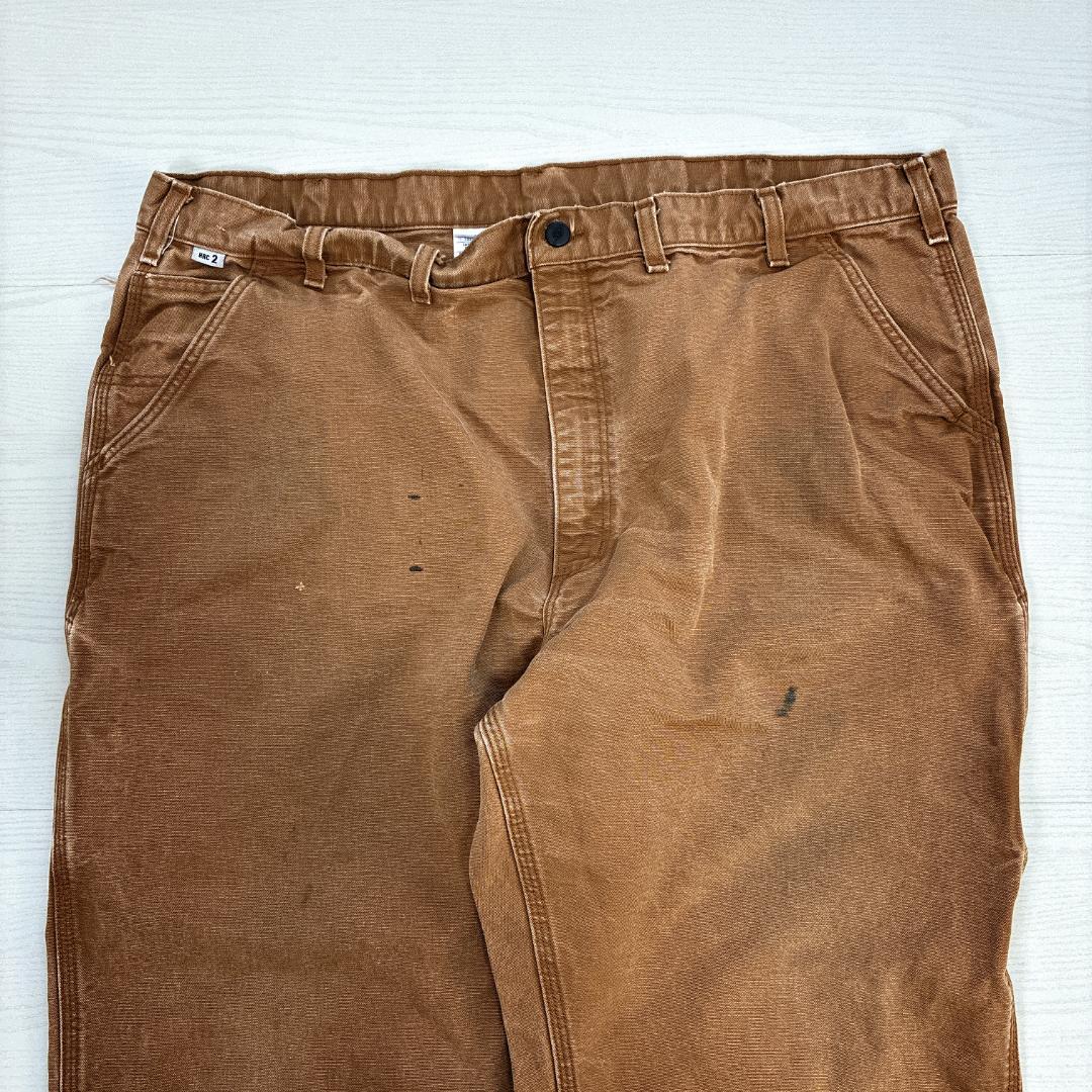 カーハート　ダックペインターパンツ　ブラウン　ビックサイズ　W46 L30