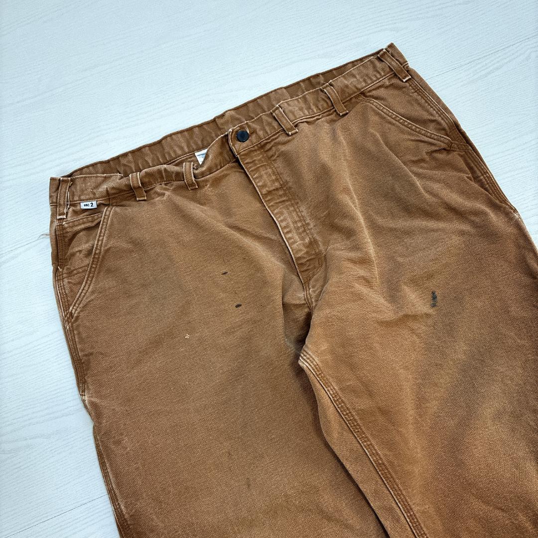 カーハート　ダックペインターパンツ　ブラウン　ビックサイズ　W46 L30