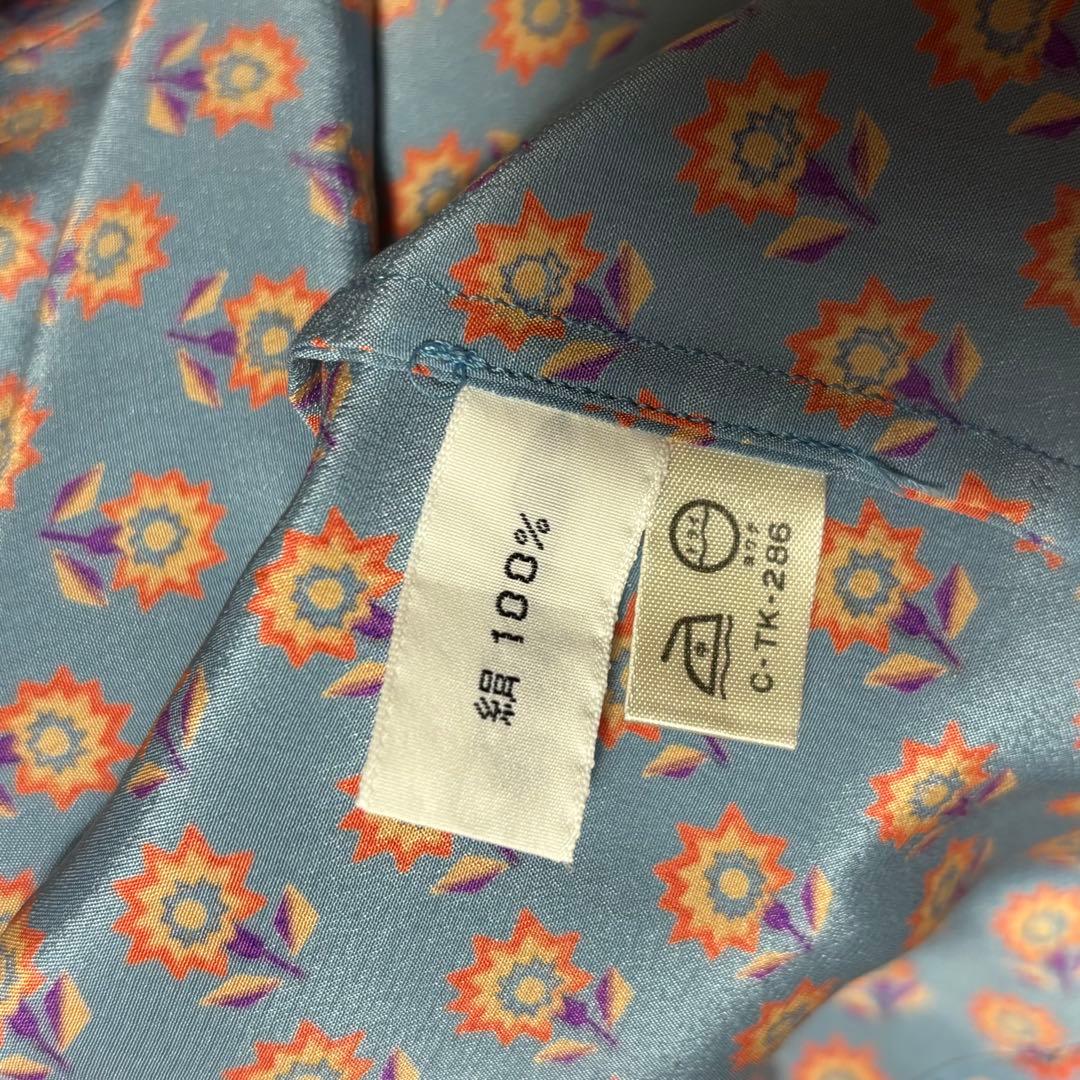Christian Dior 花柄リボン付きブラウス