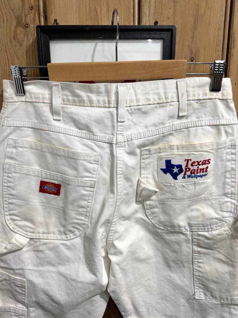 00s Dickies ペインターパンツ ディッキーズ 32×30 白ペインター