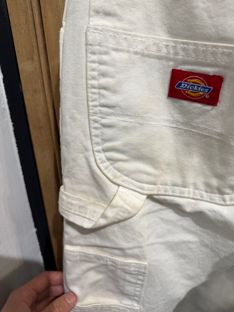00s Dickies ペインターパンツ ディッキーズ 32×30 白ペインター