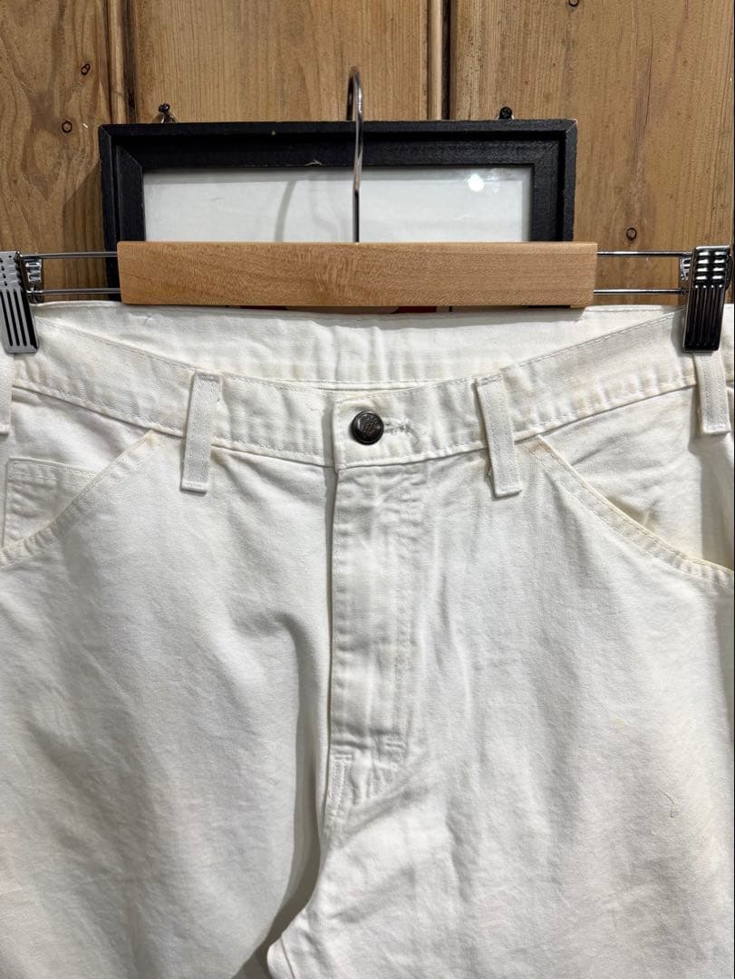 00s Dickies ペインターパンツ ディッキーズ 32×30 白ペインター