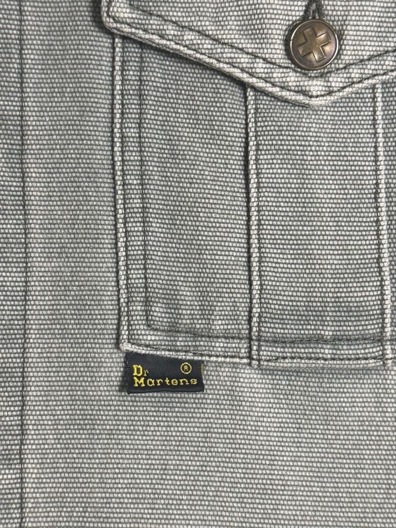 Dr. Martens ドクターマーチン デニムジャケット M グレー　短丈