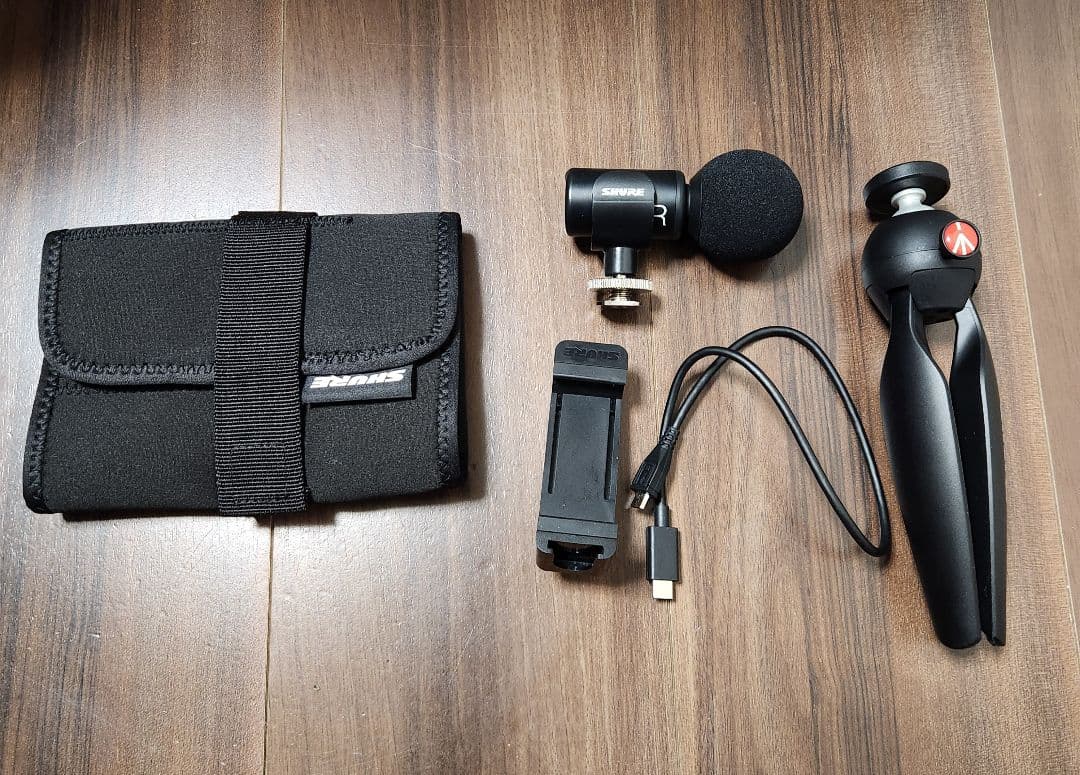 SHURE シュア MV88+ ビデオキット ステレオコンデンサーマイク 美品
