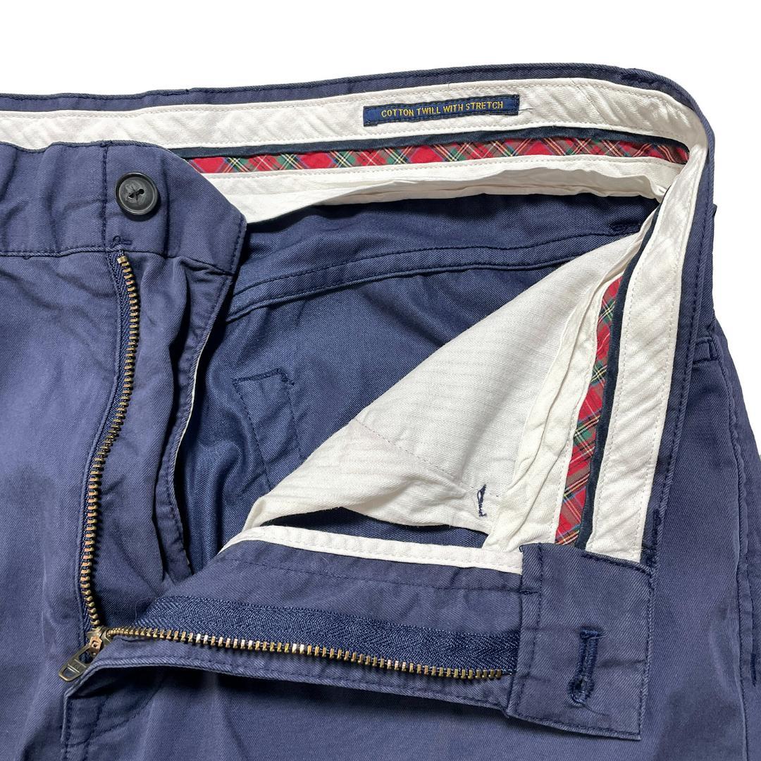 古着 ポロ ゴルフ ラルフローレン ストレッチパンツ W30 L32 ネイビー