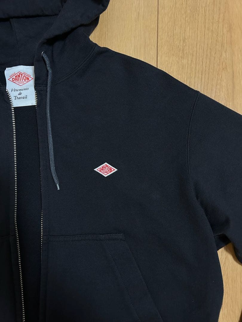 DANTON ダントン コットン ジップフーディ DT-C0411 CIN