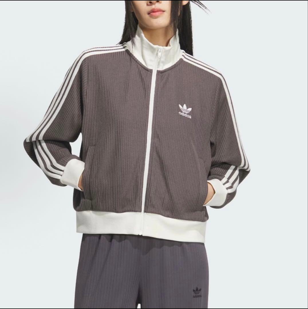 adidas ワッフルトラックジャケット 海外限定