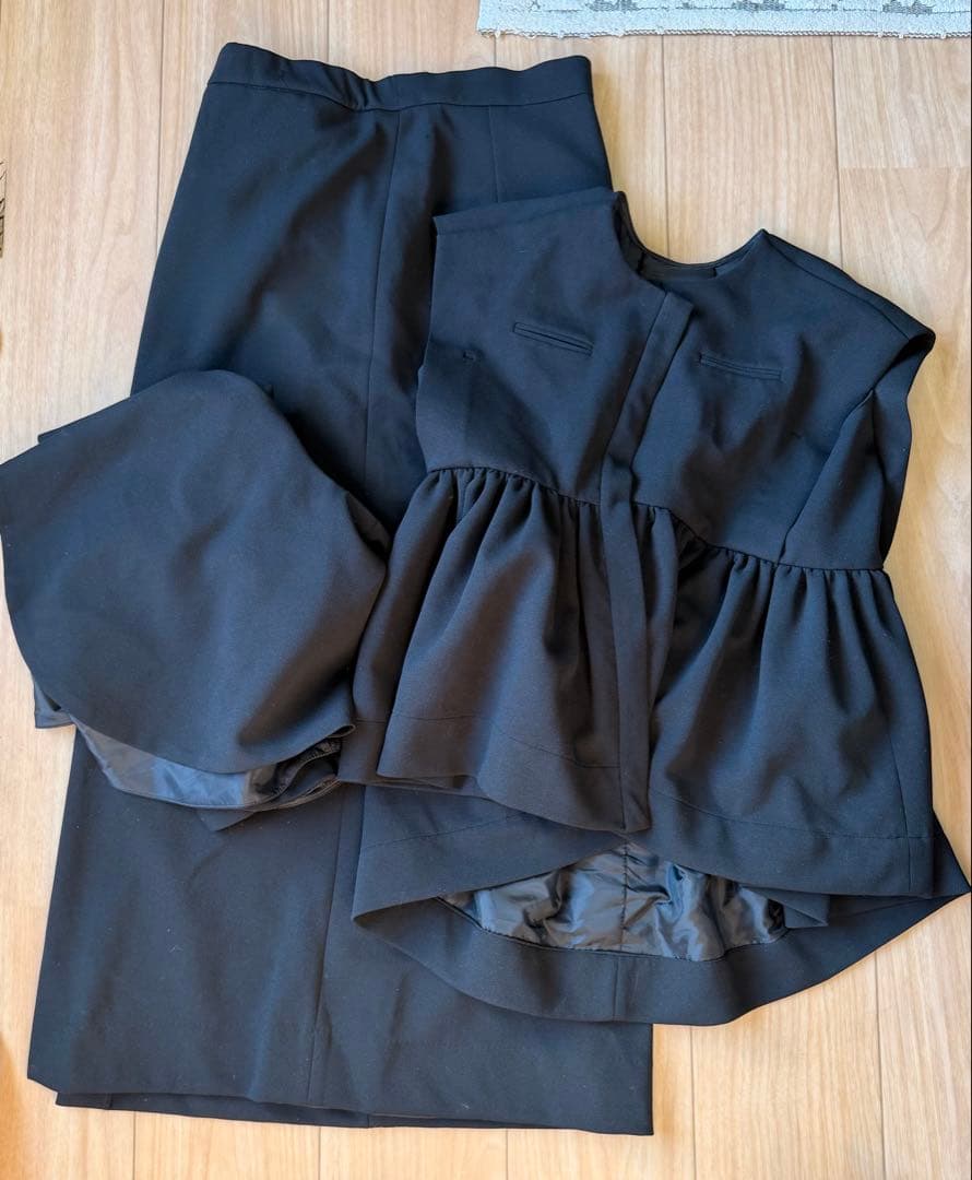 ※*！様 acka ette peplum tops セットアップ