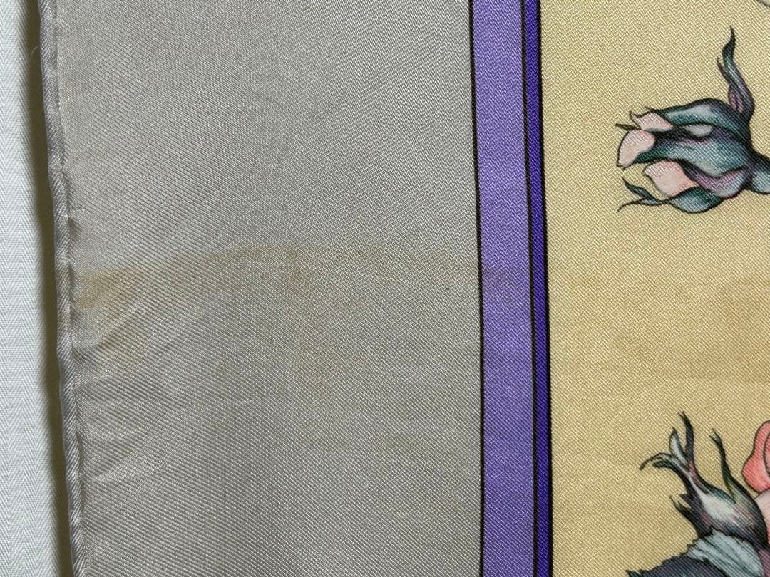 HERMES　シルクスカーフ　88cm四方　大判サイズ　エルメス　フランス製