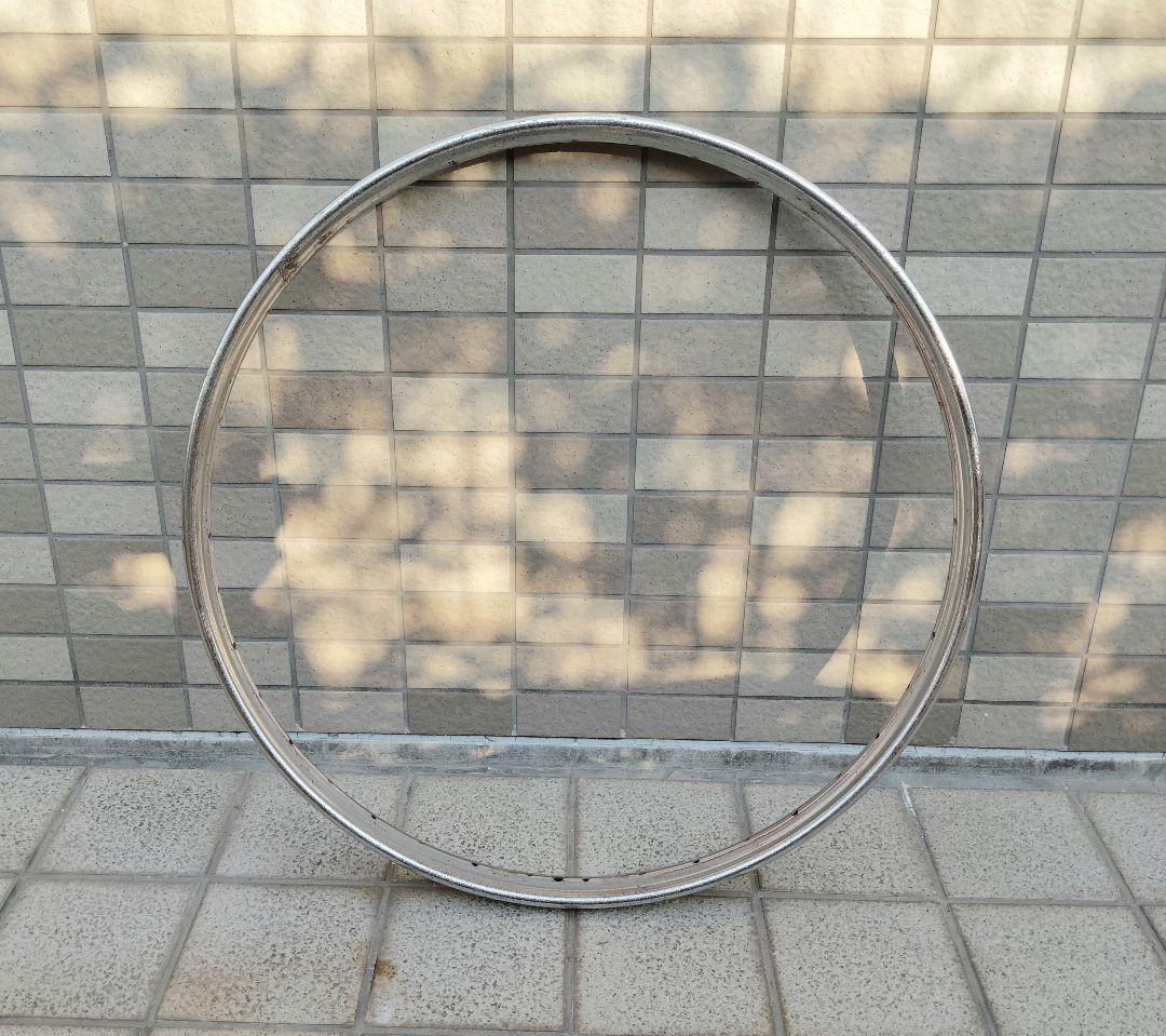 稀少新品 26 1 3/4BEリム 40穴 昭和30年代 柳原工業 軽運搬車