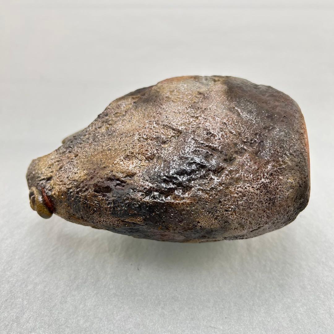 A056備前焼　窯元　小西陶古　花器　花入