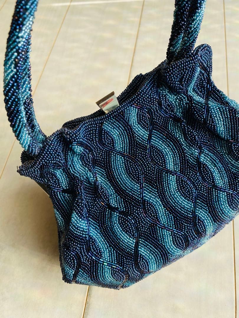 ヴィンテージ 昭和レトロ 和装 パーティー ビーズ刺繍バッグ