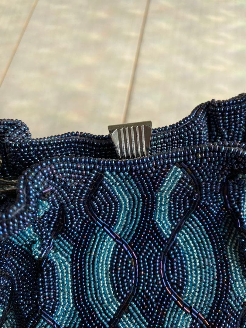 ヴィンテージ 昭和レトロ 和装 パーティー ビーズ刺繍バッグ