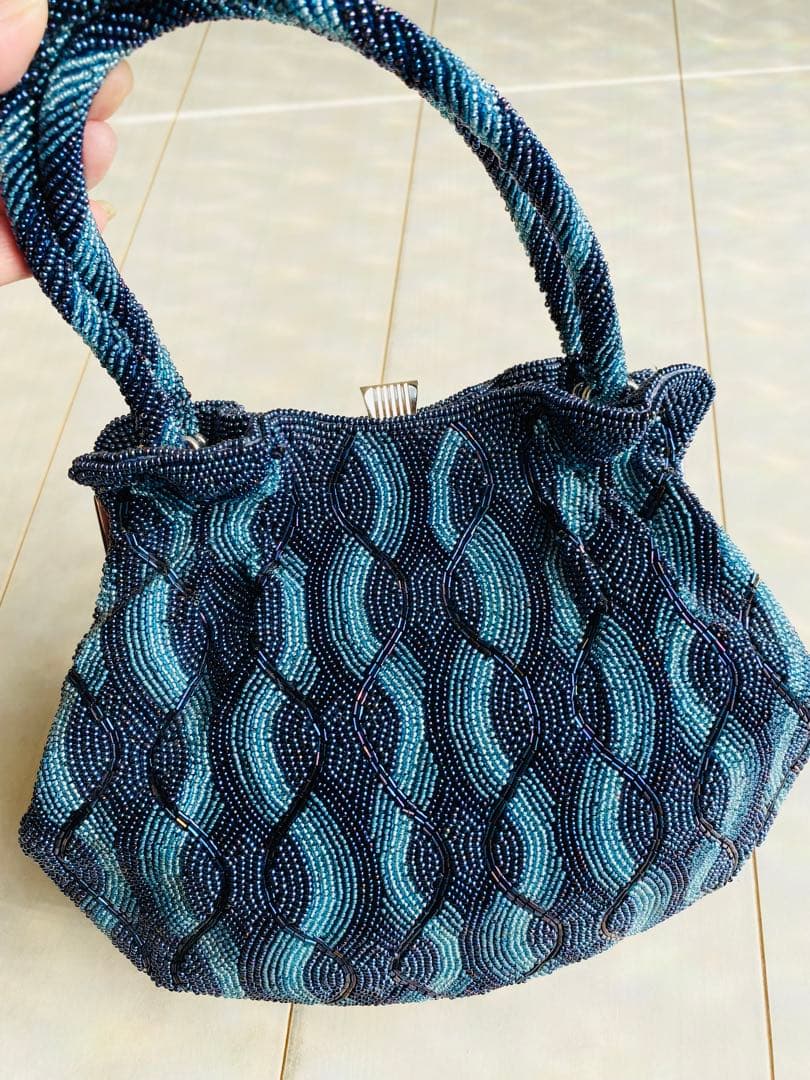 ヴィンテージ 昭和レトロ 和装 パーティー ビーズ刺繍バッグ