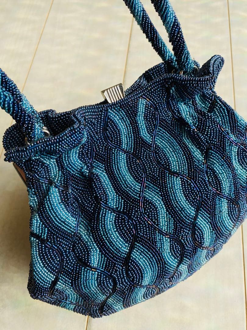ヴィンテージ 昭和レトロ 和装 パーティー ビーズ刺繍バッグ