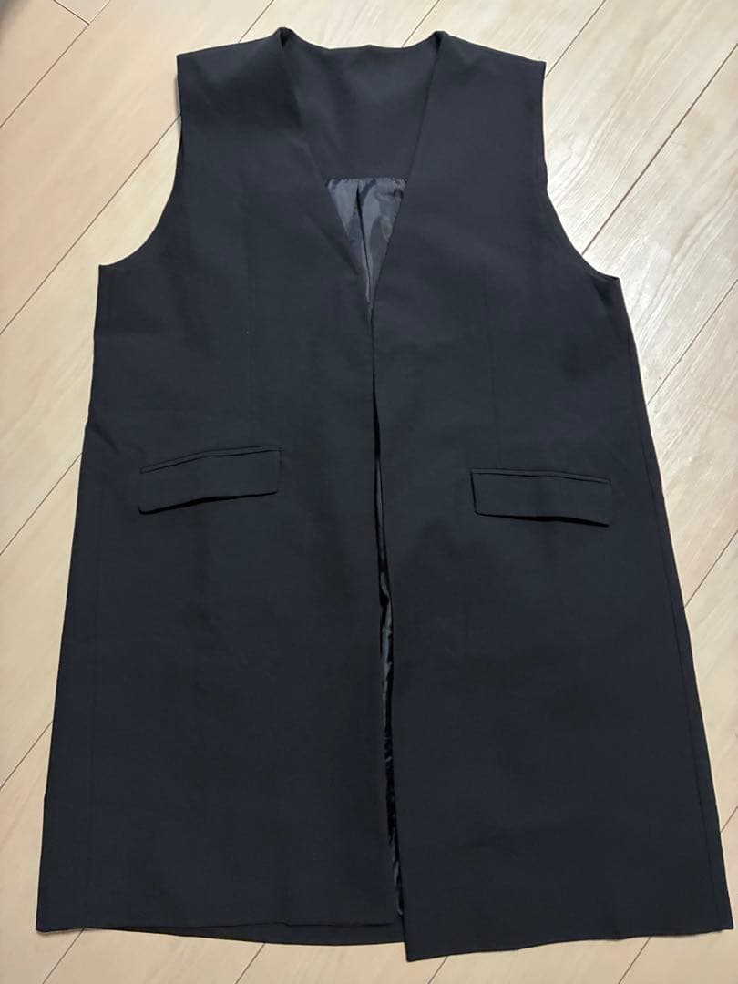 Ranan ブラック ジレ　パンツセットアップ　LL