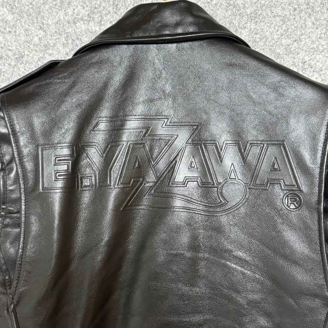 ✨矢沢永吉 E.YAZAWA 完全受注生産 ダブルライダース 本革ジャケット