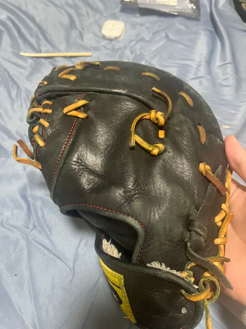 け*ん様 Slugger 黒 野球グローブ ファーストミット
