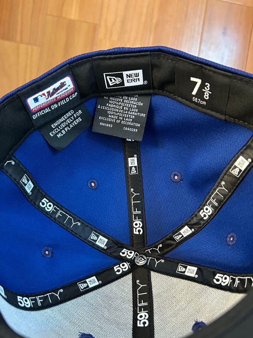 新品 ドジャースニューエラ59FIFTYキャップ 7 3/8スプリングキャップ
