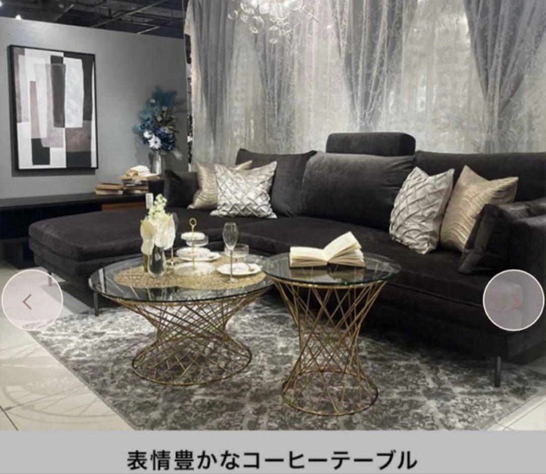 【送料込】Francfranc マーリアコーヒーテーブル　幅80cm