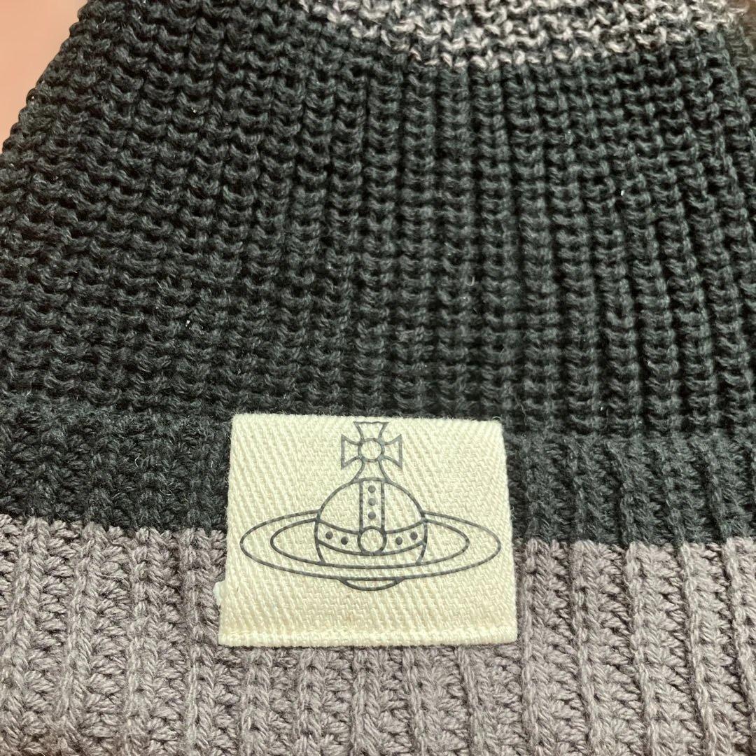 最終価格です！vivienne westwood黒とグレー ニット帽　未使用