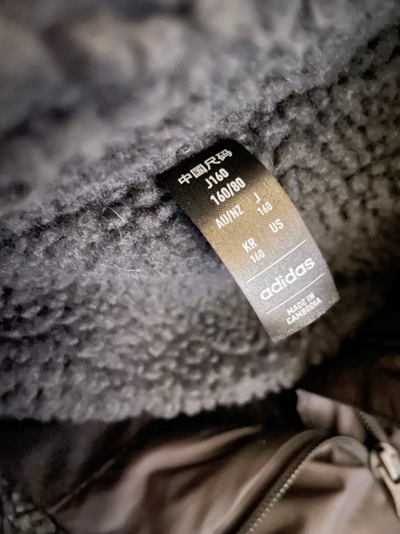 naaaa⭐︎美品！adidas フード付きベンチコート 160サイズ