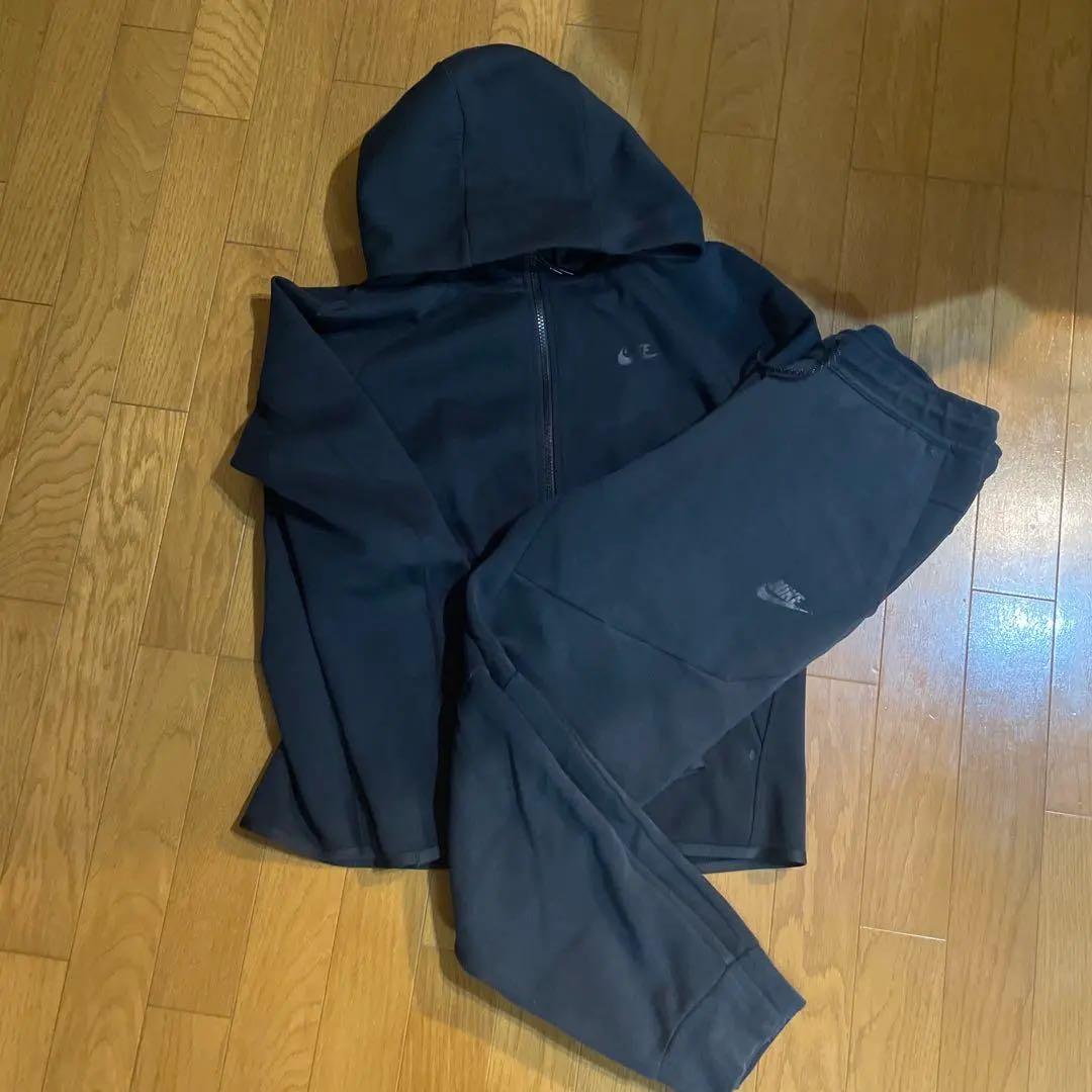 NIKE テックフリース　セットアップ　黒　Mサイズ　drip