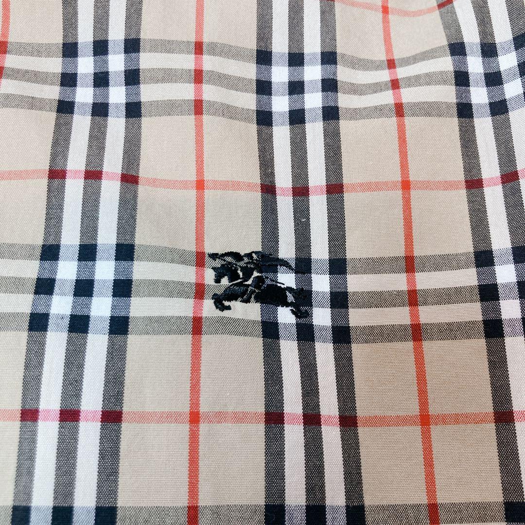 バーバリー シャツ ブラウス ノバチェック 長袖 コットン 42 XL